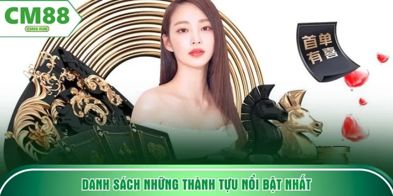 Danh sách những thành tựu nổi bật nhất