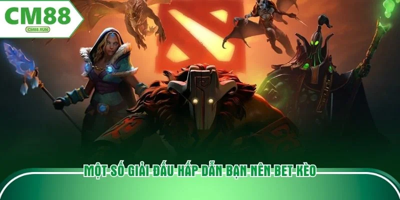 Một số giải đấu hấp dẫn bạn nên bet kèo